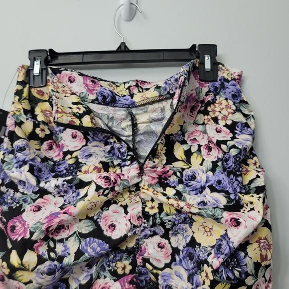 I.N. San Francisco, Floral Print Skirt - Picture 6 of 10